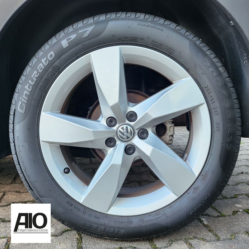 LF1 Original VW Felge 2GM601025A – Chesterfield 5-Speiche Silber –T-Cross