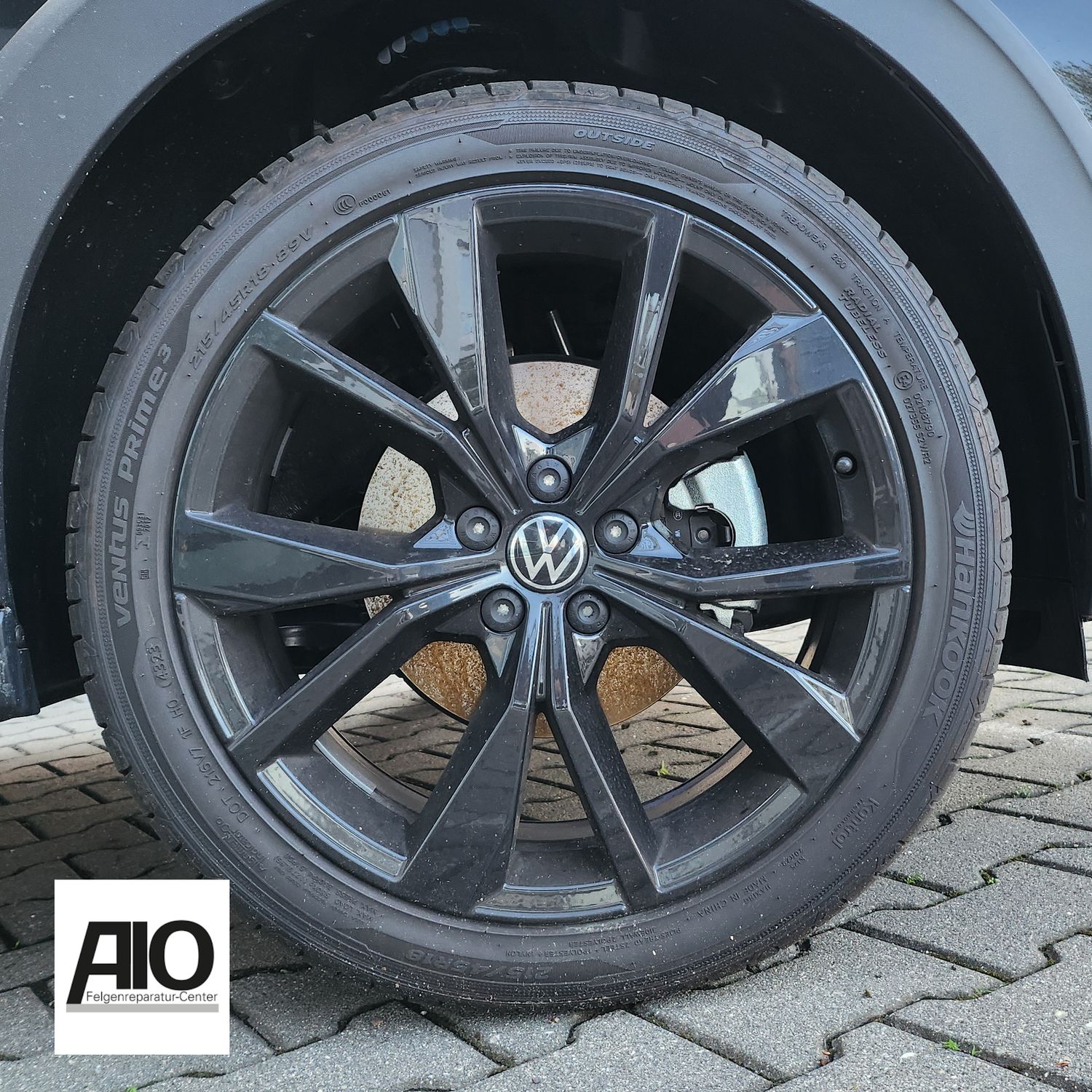 LF1 Original VW Felge 2GA601025AK – MISANO Doppelspeiche Schwarz – T-Roc Typ A1