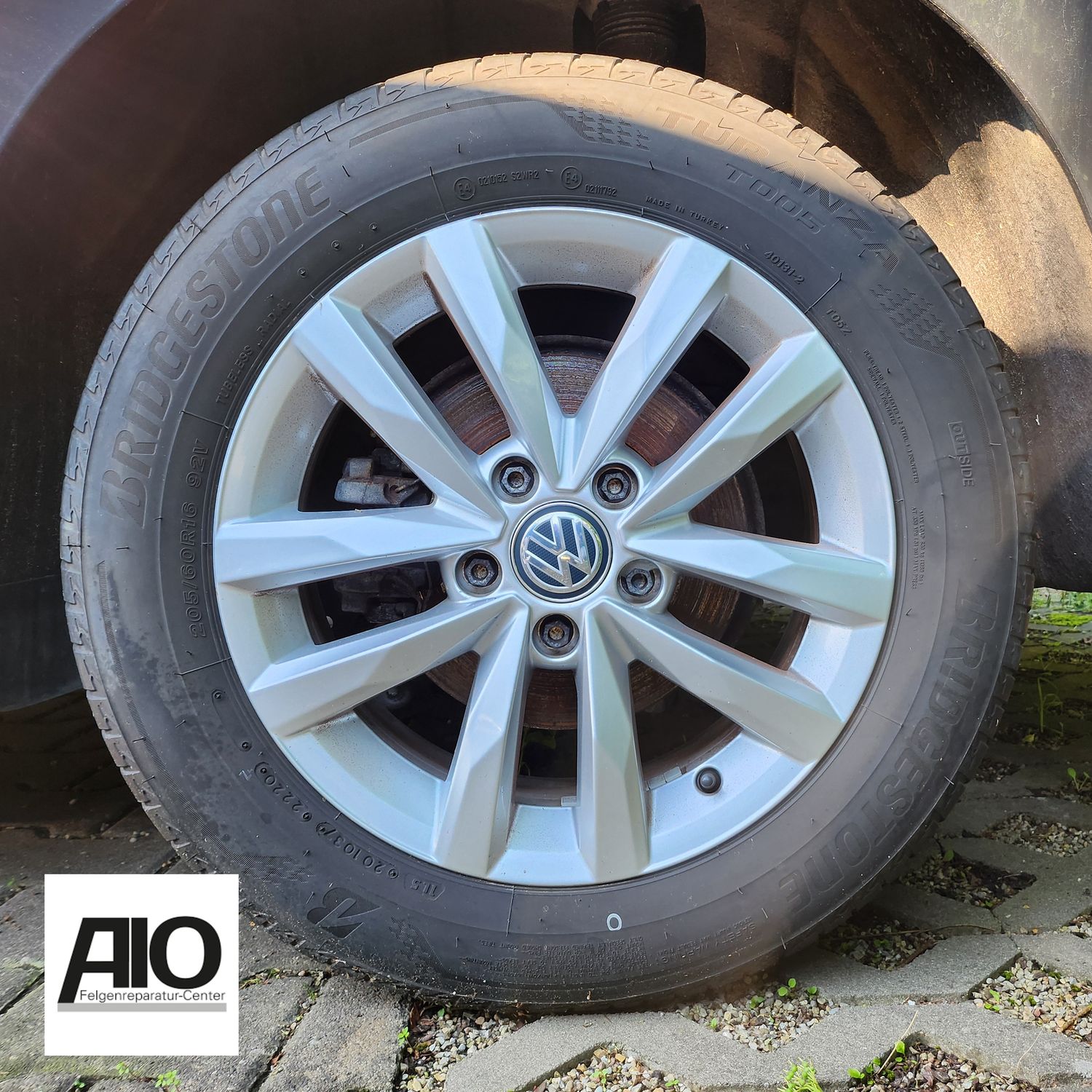 LF1 Original VW Felge 5TA073226 – Trondheim Doppelspeichen Design Silber – Touran II Typ 5T 2015 –