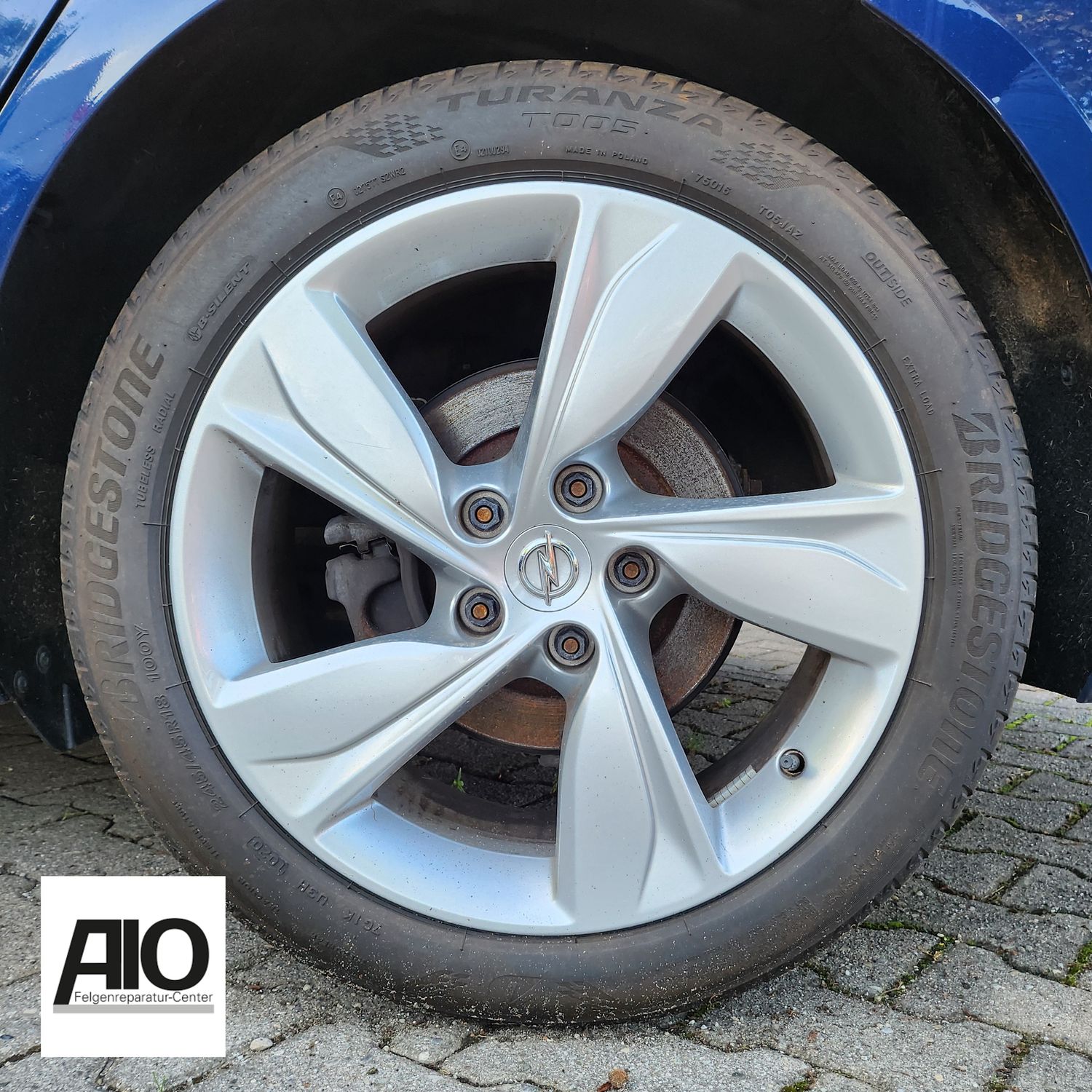 LF1 Original Opel Felge 39098760 ABGD ACDF - 5-Speiche Silber - Insignia B