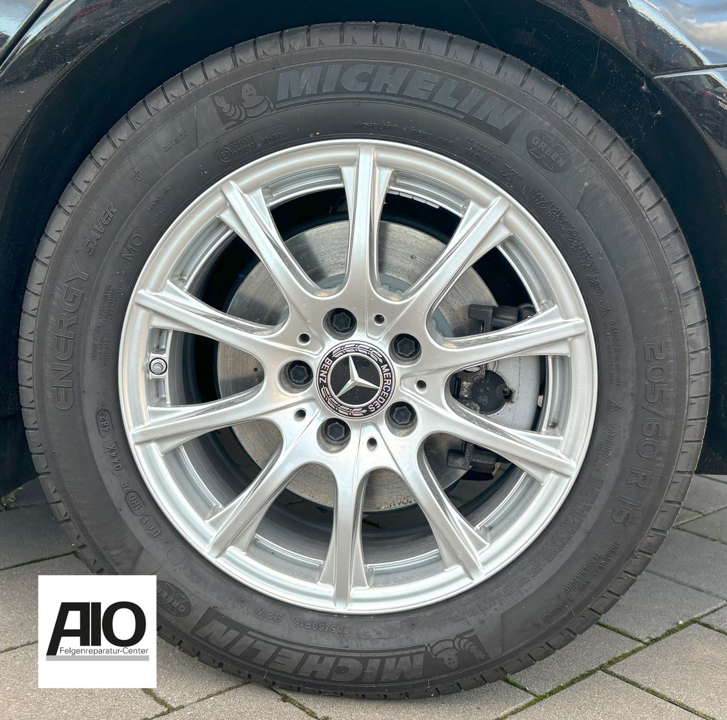 LF1 Original Mercedes Benz Felge A2054012400 – 9-Speiche Silber
– C-Klasse 205  2014-2021