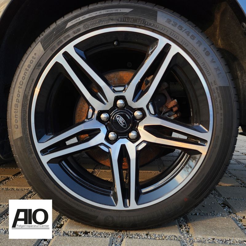 LF1 Original Ford Felge GJ5J-1007-B1A - 5 Doppelspeichen Design Schwarz - KUGA II 2012-2019