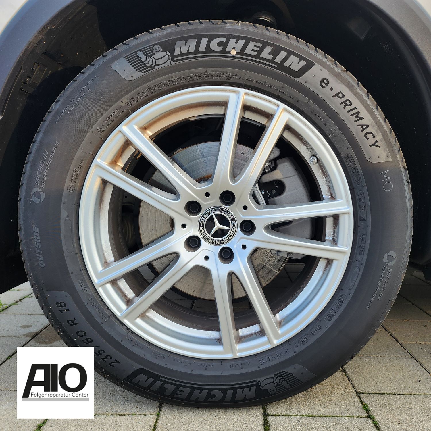 LF1 Original Mercedes Benz Felge A2544014600 – 5-Doppelspeichen-Rad Silber – GLA Typ H247 / GLB Typ X247