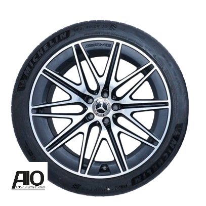 LF1 Original Mercedes Benz Felge A2904011900 – Sternspeichen-Rad Schwarz Matt HGG VA –  AMG GT X290 W290