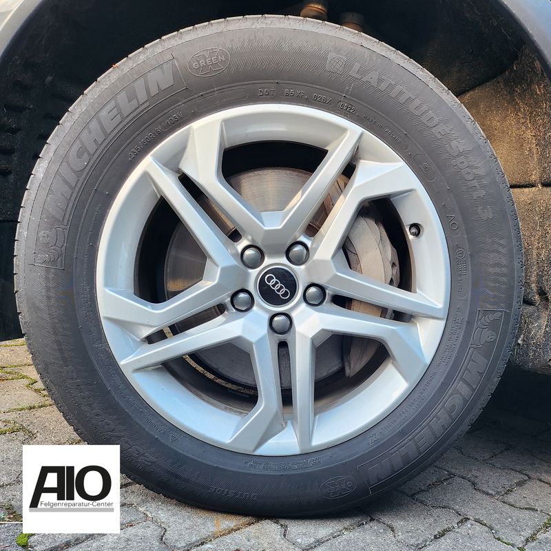 LF1 Original Audi Felge 80A601025P - 5-Doppelspeichen-Dynamik-Design Silber  - Q5 Typ 80A FY ab 2017