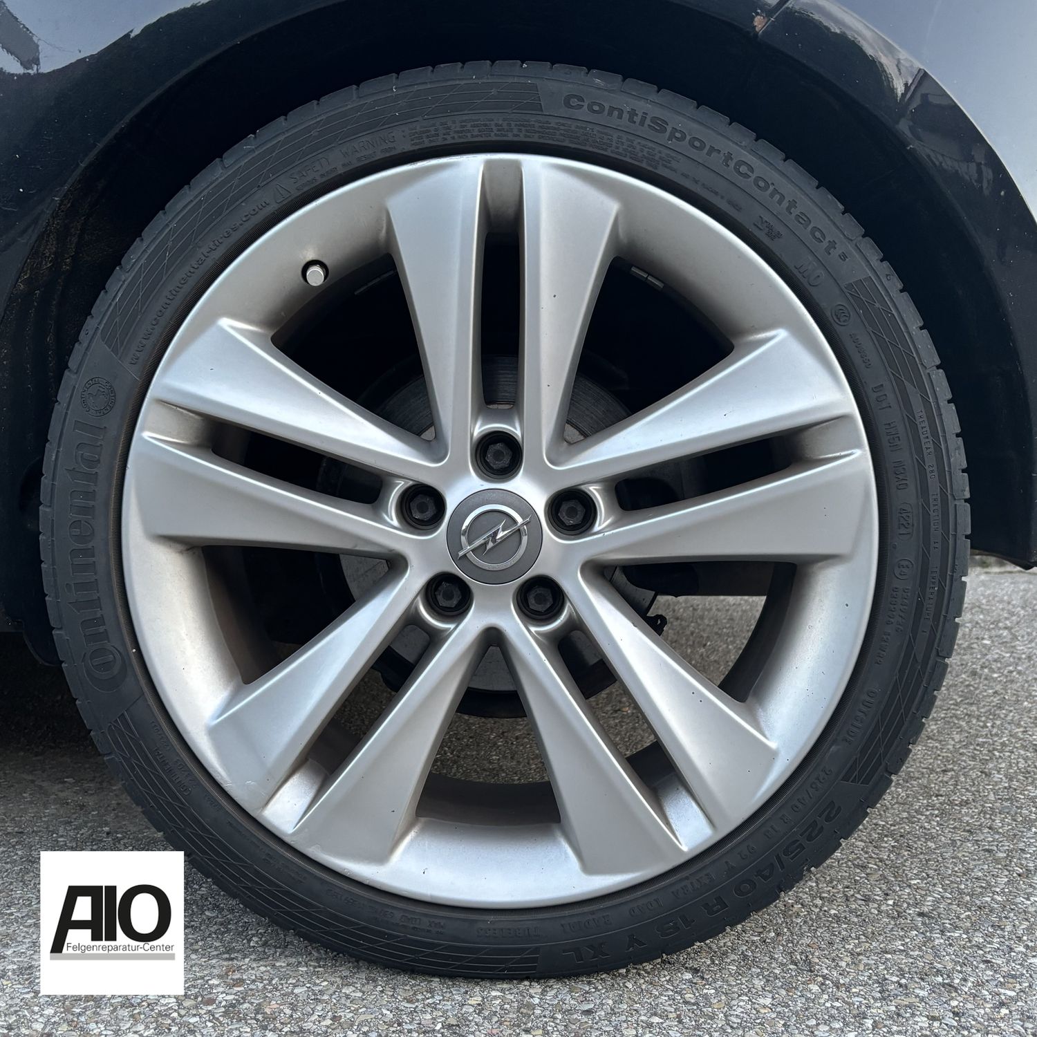 LF1 Original Opel Felge 13269540 - 5-Doppelspeiche Silber - Astra H, Zafira B, Meriva B