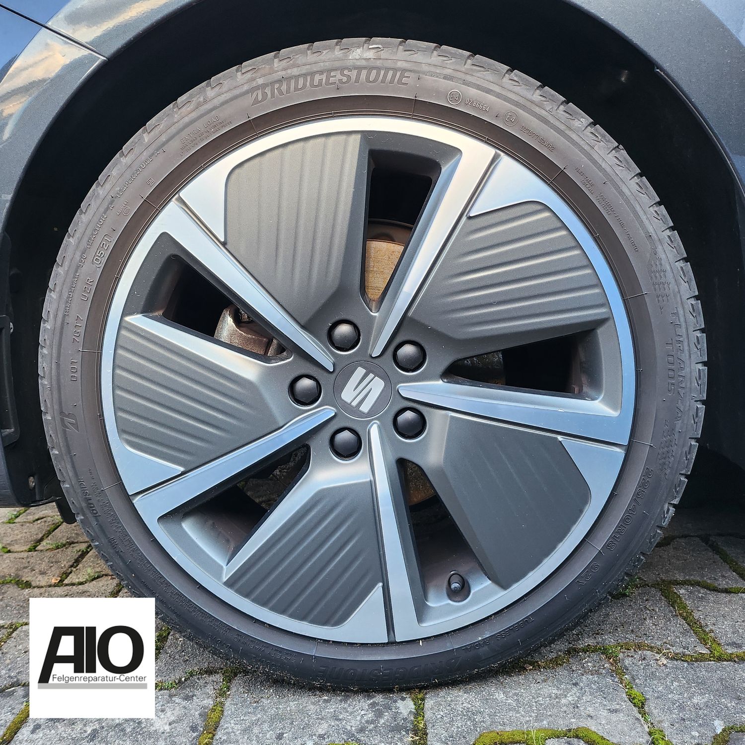 LF1 Original Seat Alufelge 5FA601025K – 5-Speiche HGG Grau Matt – Leon / Cupra Typ 5F