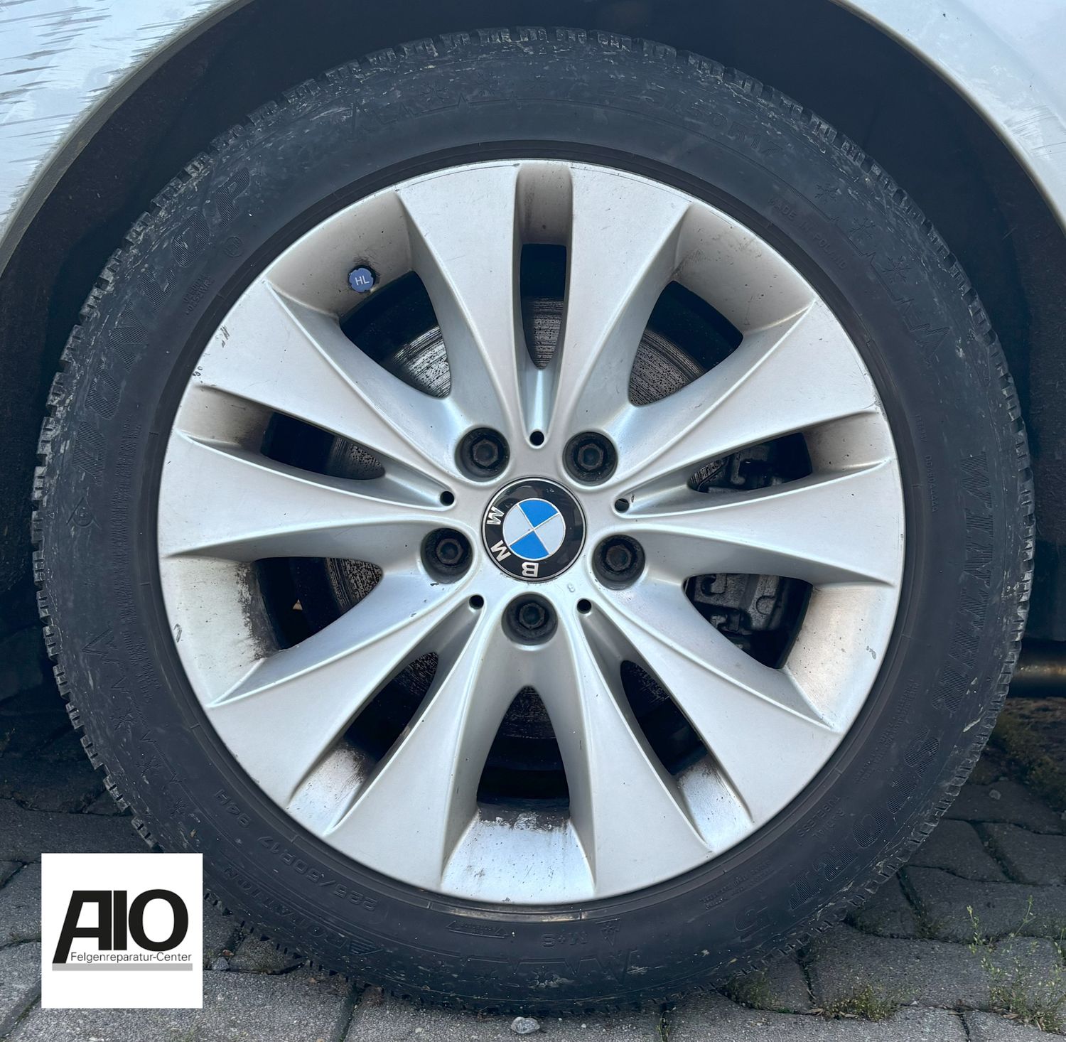 LF1 Original BMW Felge 6758775
 - Doppelspeiche 116 Silber - 5er Typ E60 / 5er Typ E61