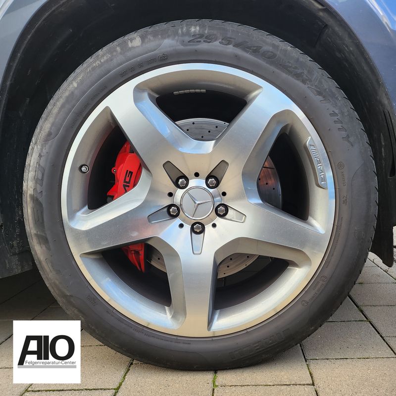 LF1 Original Mercedes Benz Felge A1664012602 – AMG-5-Speichen-Rad Grau HGG – GLE 166 Typ W166 2015 - 2019