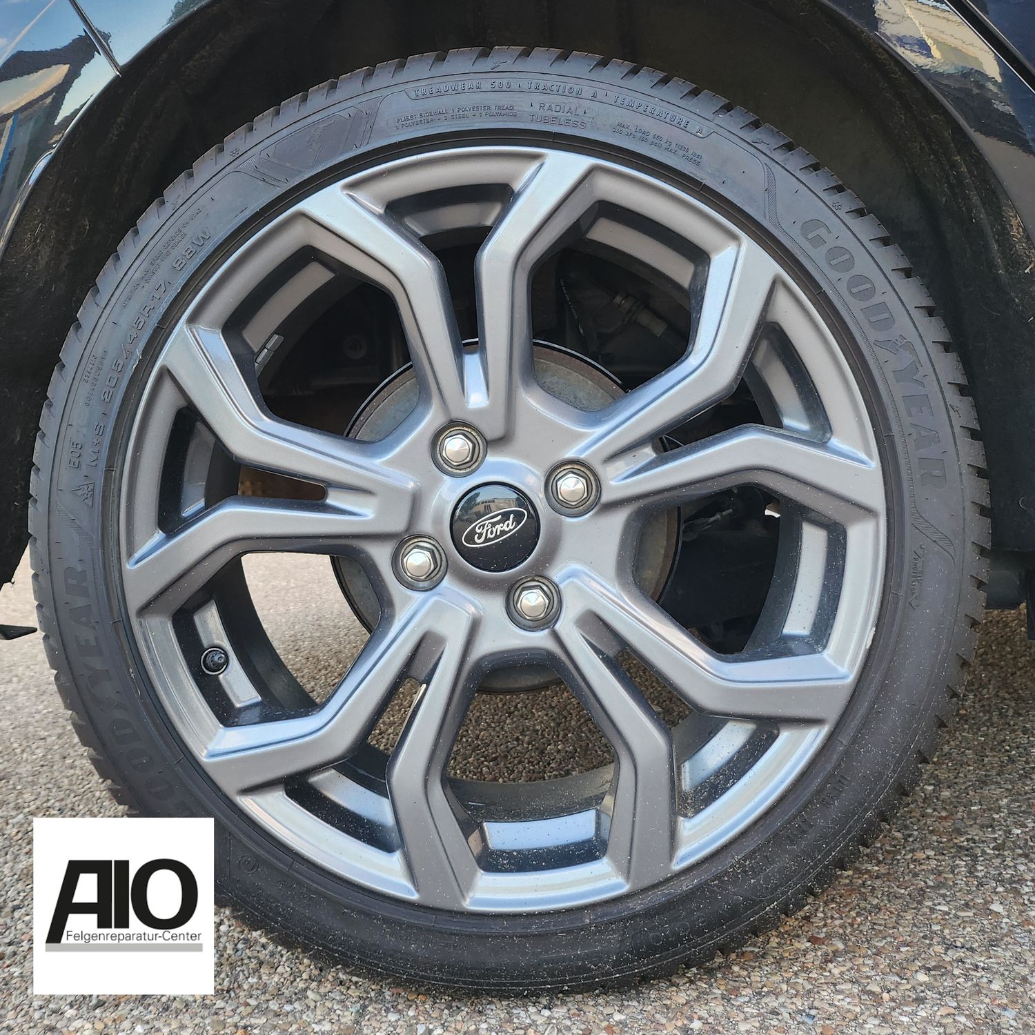LF1 Original Ford Felge H1BJ-1007-D1A - 5-Y-Speiche Grau - Fiesta VIII MK8