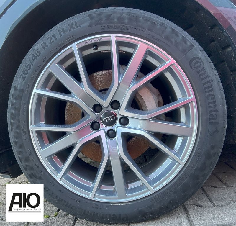 LF1 Original Audi Felge 4M0601025CG
 - 15 Speichen PERFORMANCE HGG Grau
 - Q7 Typ 4M / 4MB