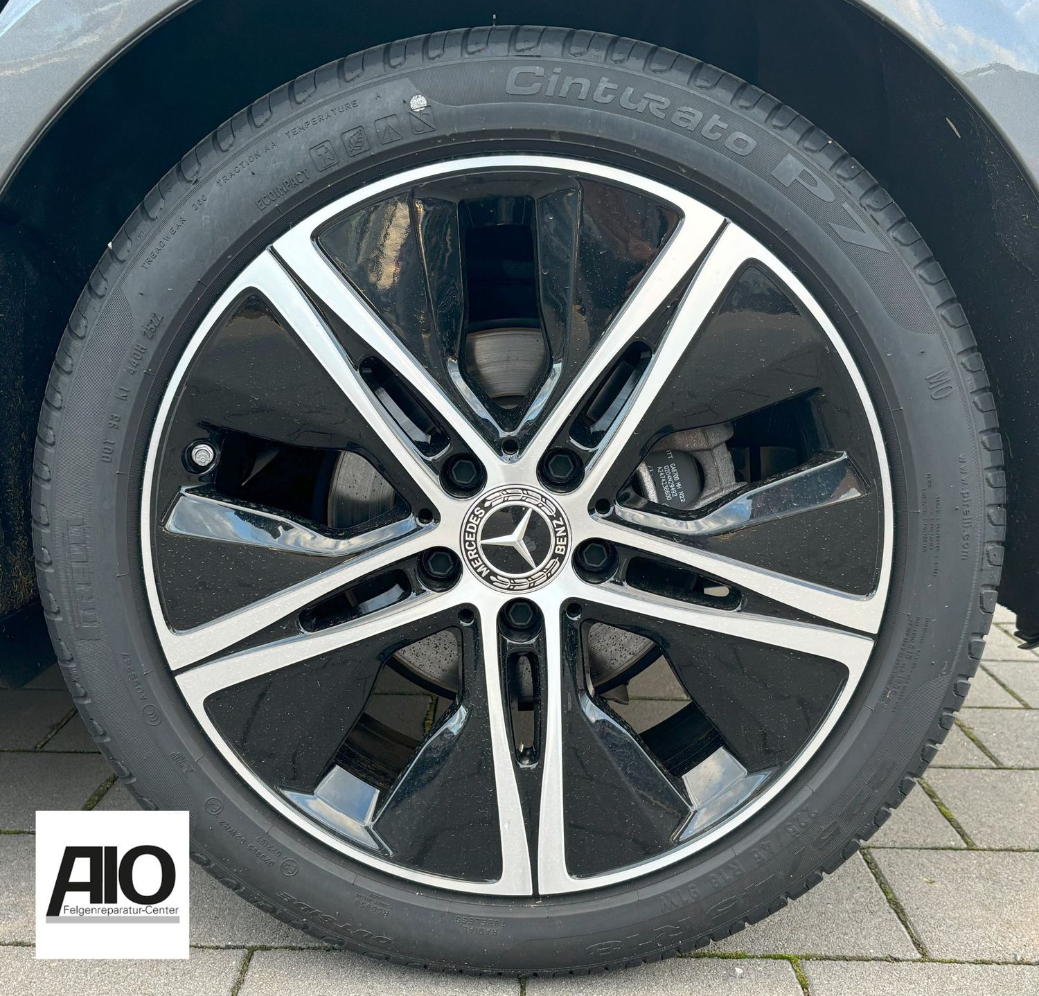 LF1 Original Mercedes Benz Felge A1774010500 – 5-Doppelspeiche Schwarz HGG – A-Klasse W177 V177 / B-Klasse W247 / CLA C118 X118 LF1 Original Mercedes Benz Felge A1774010500 – 5-Doppelspeiche Schwarz HGG – A-Klasse W177 V177 / B-Klasse W247 / CLA C118 X118