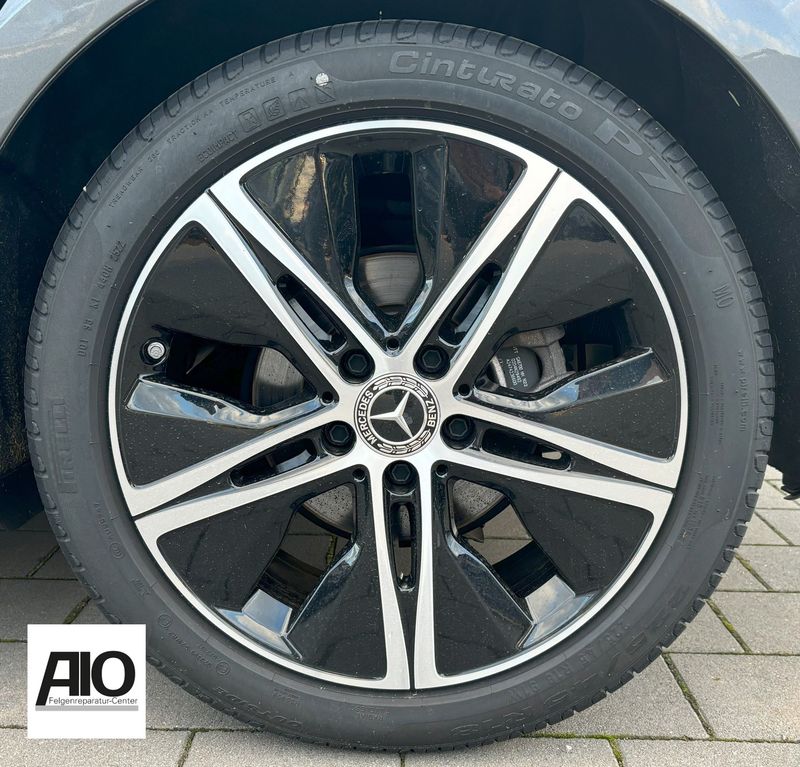 LF1 Original Mercedes Benz Felge A1774010500 – 5-Doppelspeiche Schwarz HGG – A-Klasse W177 V177 / B-Klasse W247 / CLA C118 X118