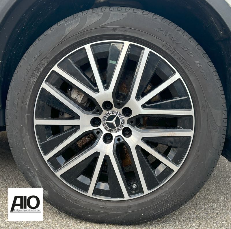 LF1 Original Mercedes Benz Felge A2534014900 – Triplespeiche Schwarz HGG – GLC X253 / C253