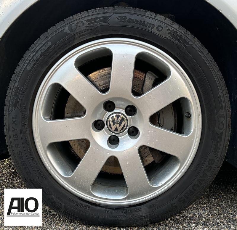 LF1 Original VW Felge 3D0601025C –  Challenge 7-Speiche Silber – Phaeton Typ 3D