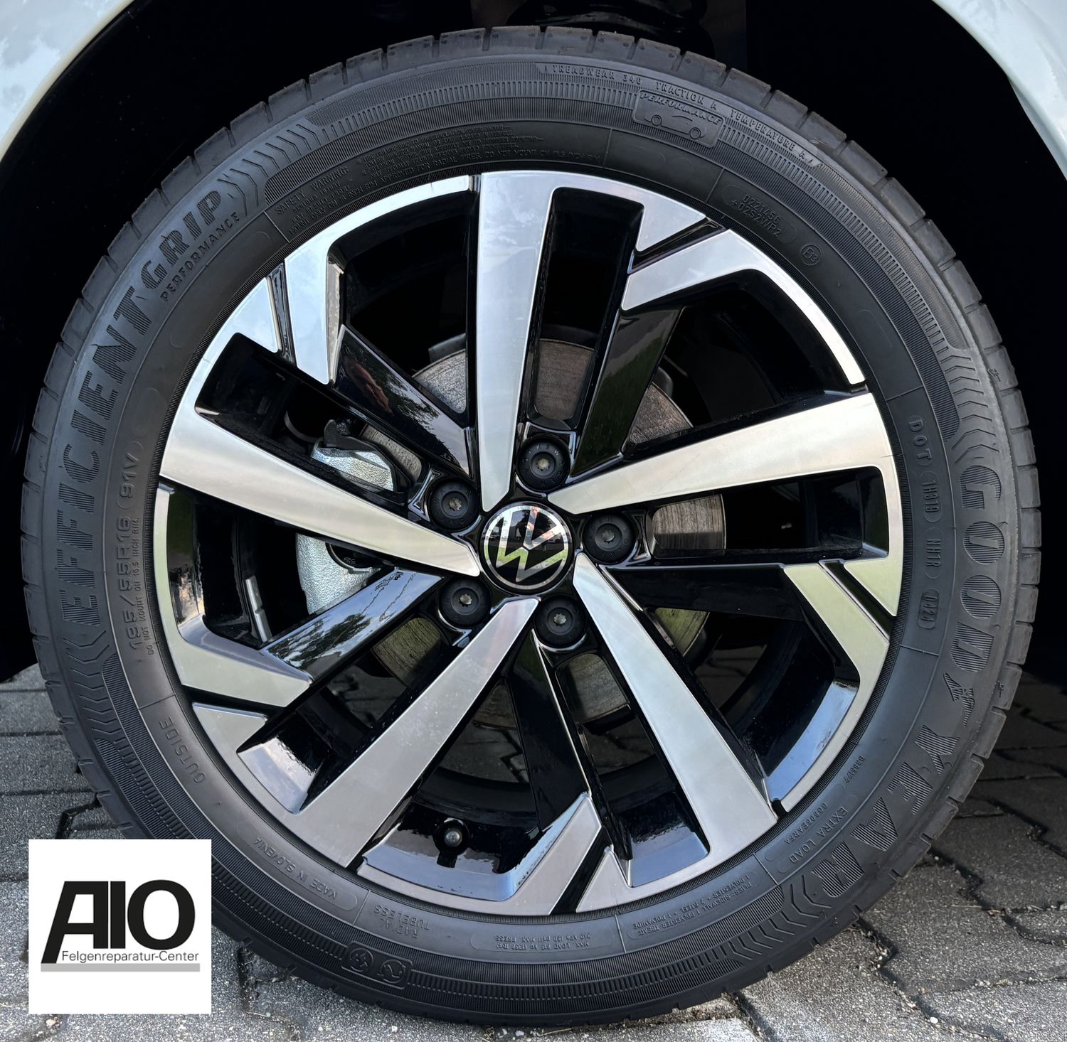 LF1 Original VW Felge 2G0601025T – TORS Dynamikspeiche Schwarz HGG – Polo 6 2G AW