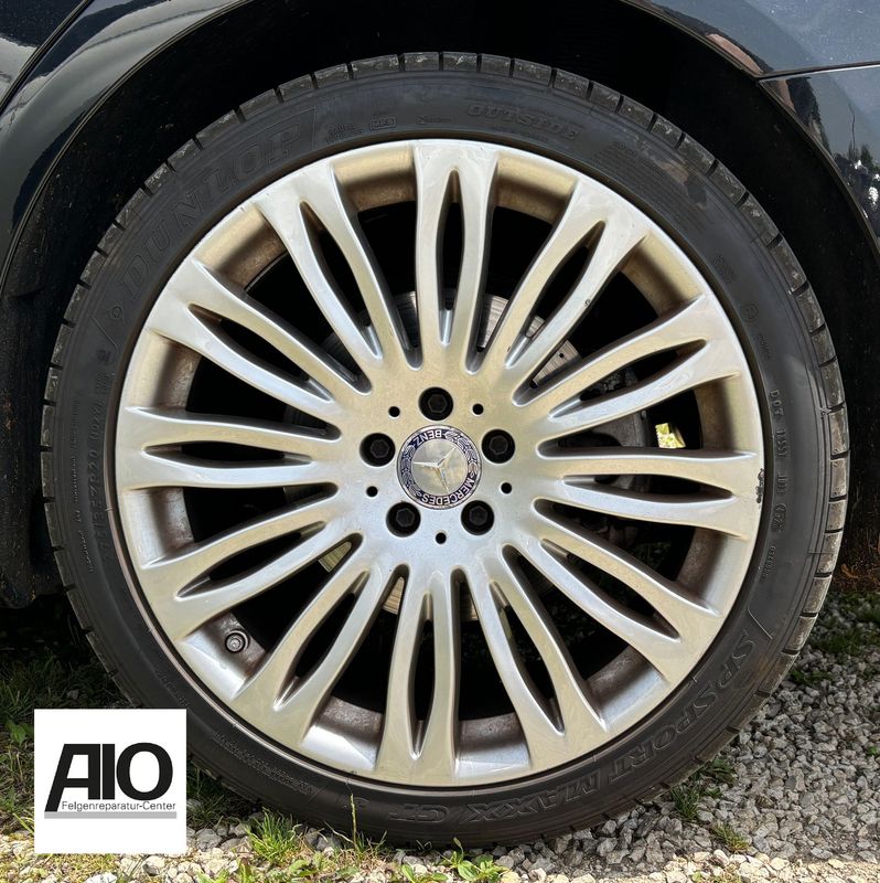 LF1 Original Mercedes Alufelge A2224011702 – Vielspeichendesign Silber VA  –  S-Klasse W222 / C217