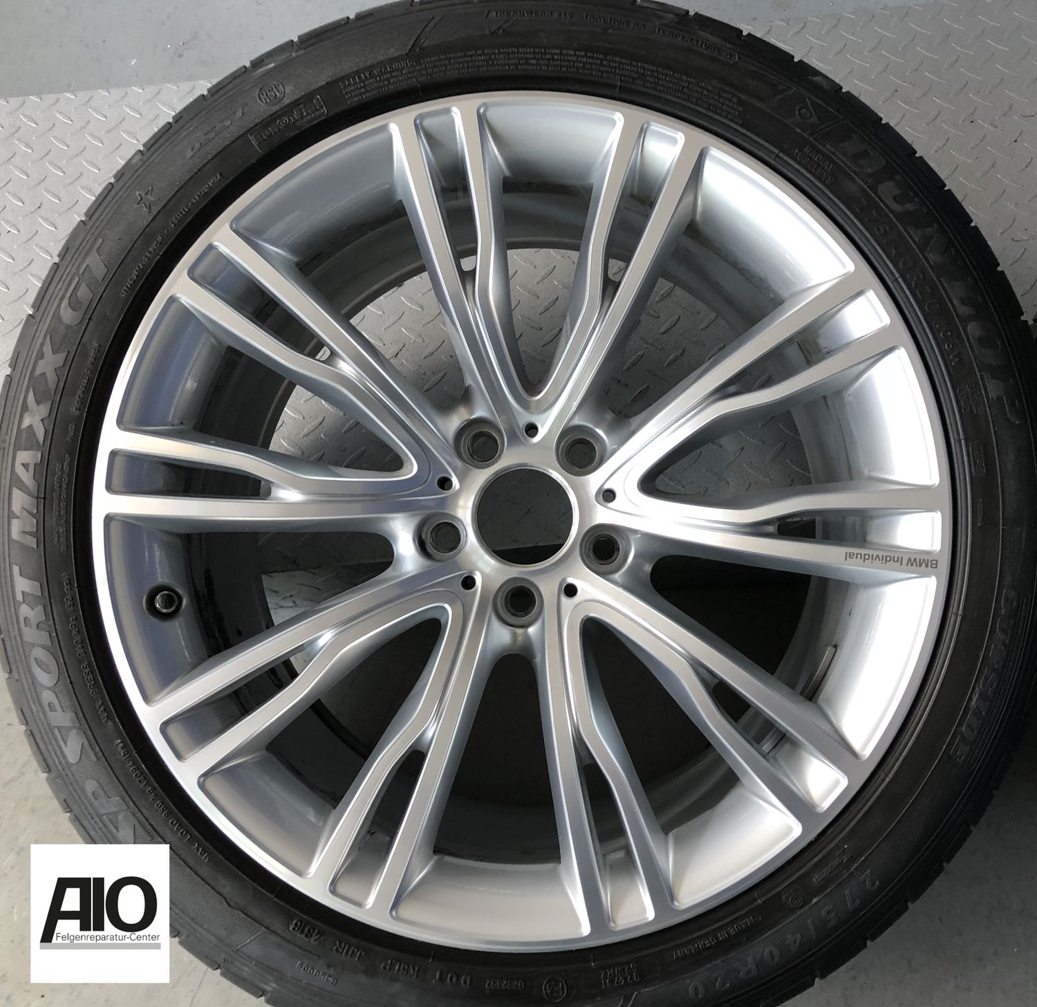 LF1 Original BMW Felge 7847310 - Styling 551 Individual 10-Doppelspeiche Grau HGG VA -	X5 Typ F15 + X6 Typ F16 + X6M Typ E71
