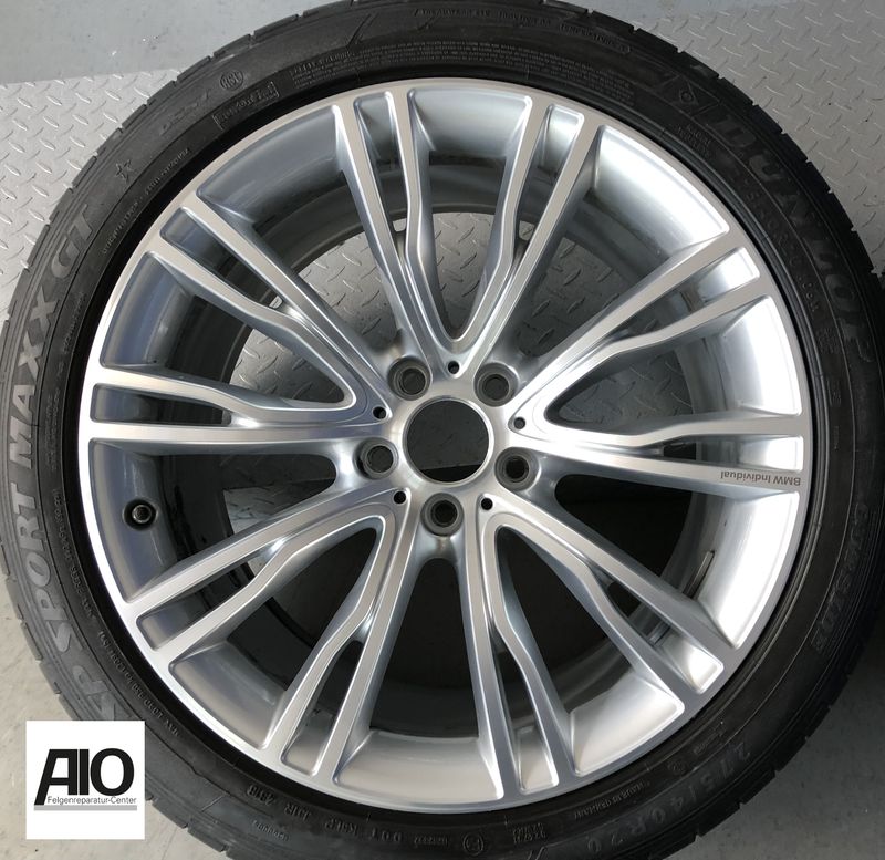 LF1 Original BMW Felge 7847310 - Styling 551 Individual 10-Doppelspeiche Grau HGG VA -	X5 Typ F15 + X6 Typ F16 + X6M Typ E71