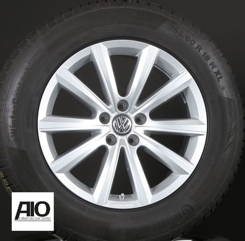 LF1 Original VW Felge 7E0073537B – Merano V-Speichen-Design Silber rechts – T6 2016 – 2021, T5 Multivan