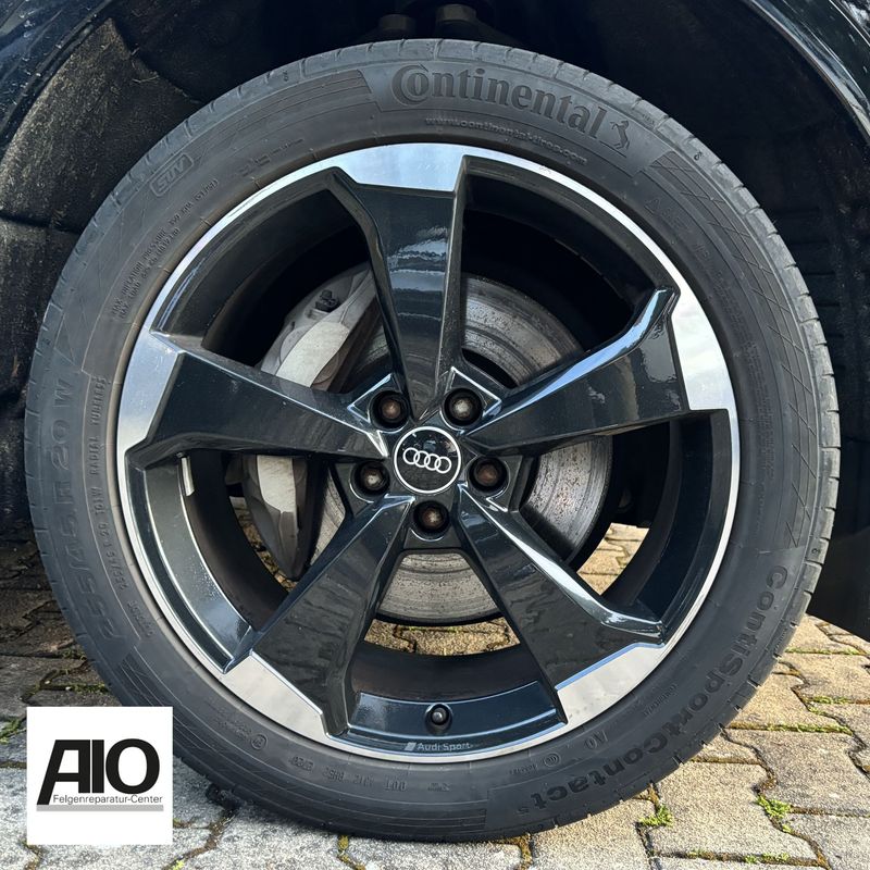 LF1 Original Audi Felge 8V0601025FA - Rotor 2 Design HGG Schwarz - RS3 Typ 8V 2015-2020