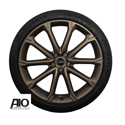 LF1 Original Audi Felge 83A601025AK - 5 V Speichen Polygon Design Bronze - RSQ3 Typ F3 ab 2019 -