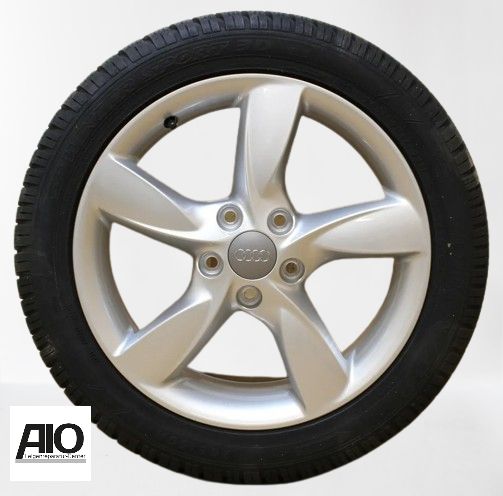 LF1 Original Audi Felge - 8V0073637 - 5 Arm Rotor Design Helica Silber links - A3 Typ 8V Limousine