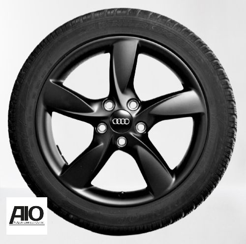 LF1 Original Audi Felge 8V0073637C - 5 Arm Helica Design Schwarz links - A3 Typ 8V 2012-2020