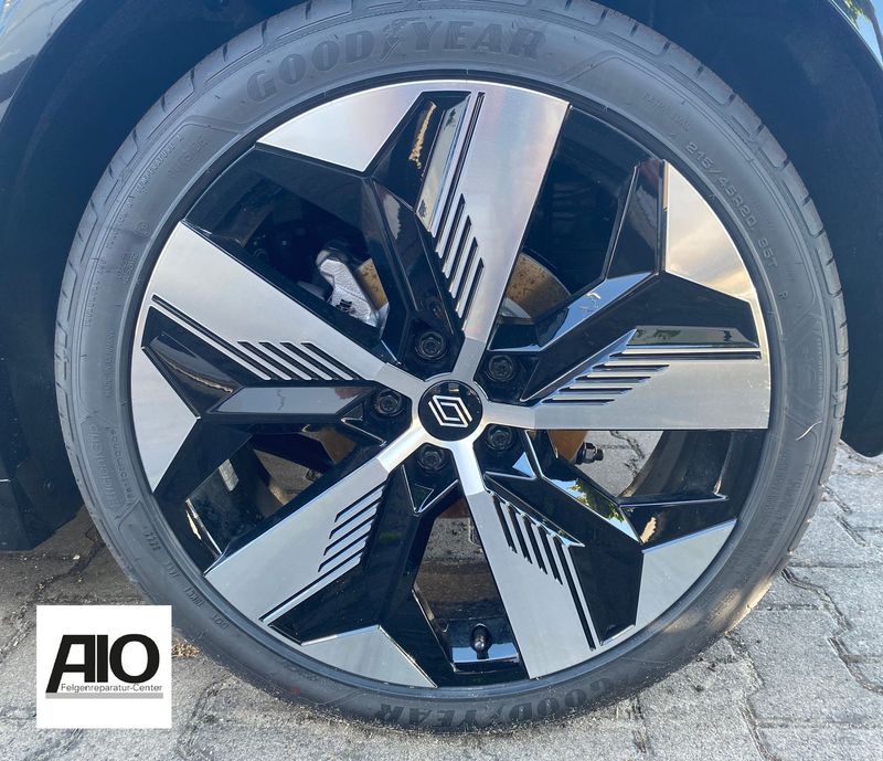 LF1 Original Renault Felge 403001816R - SOREN Design  HGG Schwarz - Mégane E-Tech