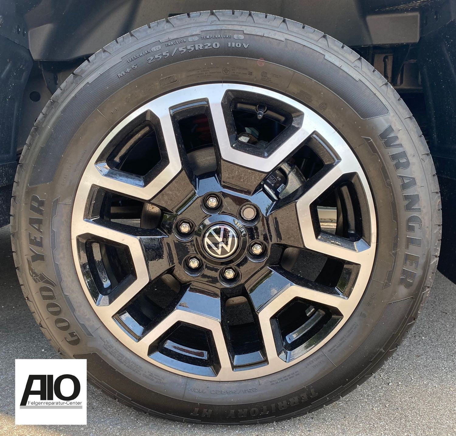 LF1 Original VW Felge N1XC-1007-C1B - 6-Loch-Speiche Schwarz HGG - Amarok II ab 2024-
