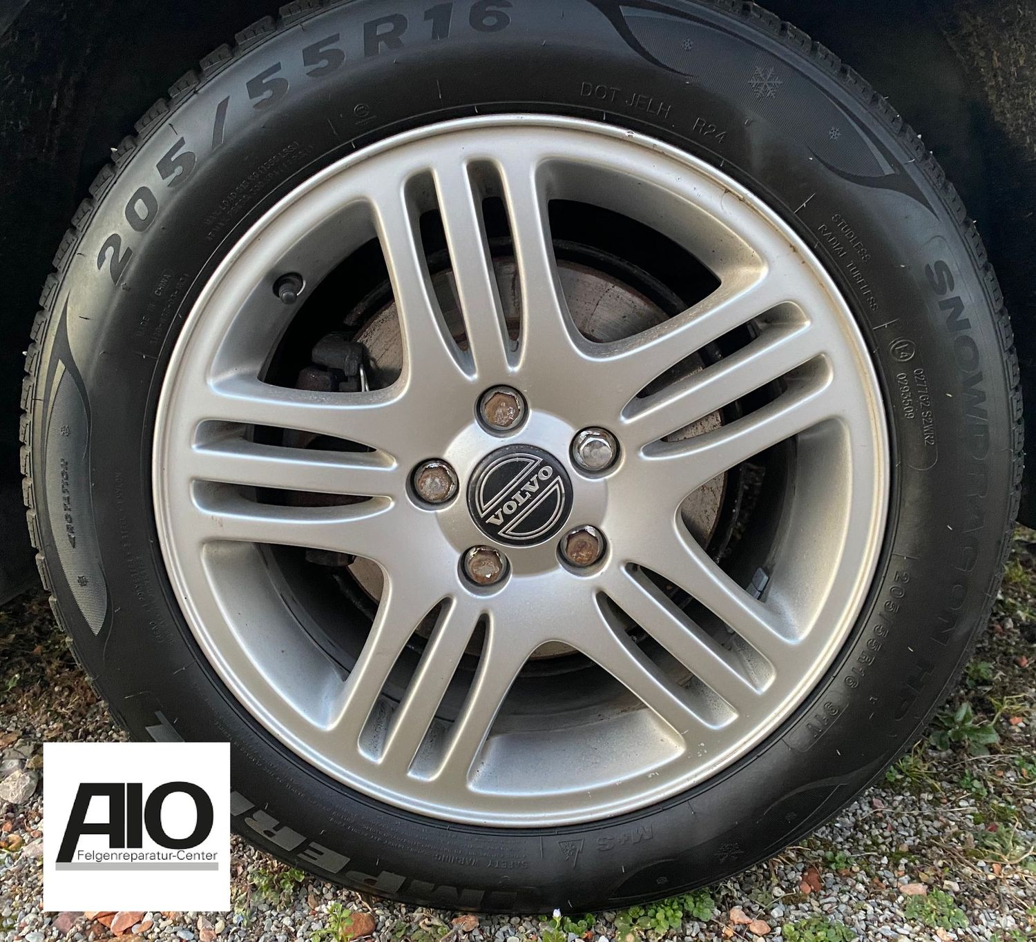LF1 Original Volvo Felge 30647471 - EURUS 5-Triplespeiche Silber - V70 Typ S Typ P26 von 2000 - 2008