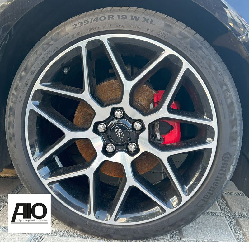 LF1 Original Ford Felge GS7J-1007-BB - 7-Speichen-Y-Design Schwarz HGG - Mondeo 5 von 2014 - 2018