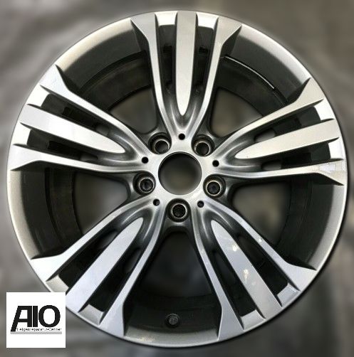 LF1 Original BMW Felge 6853957 - W-Speiche 447 Silber VA - X5 Typ F15 von 2013-2018
