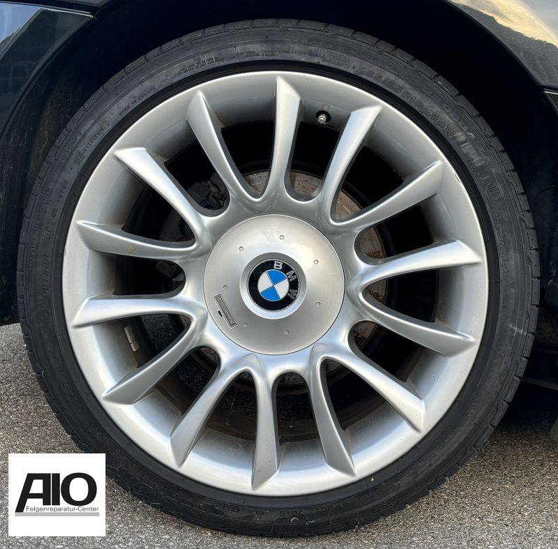 LF1 Original BMW Felge 7897253 - Styling 152 Individual V-Speiche Silber HA - 3er Typ E46 von 1998 - 2006
