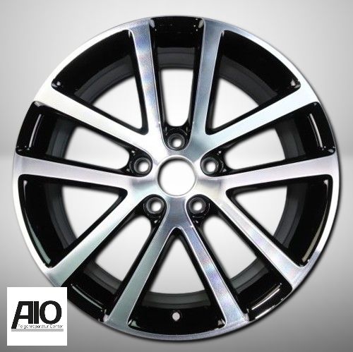 LF1 Original VW Felge 1K0601025AG – Charleston Speichen Design HGG Schwarz – Golf 5+6, Jetta 6, Touran, Caddy 2K