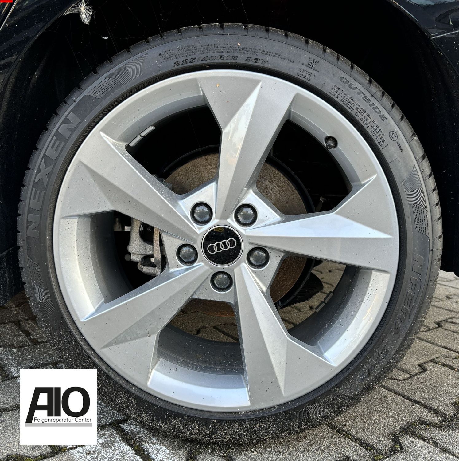 LF1 Original Audi Felge 8Y0601025CP - 5-Speiche Silber - A3 / S3 Typ 8Y