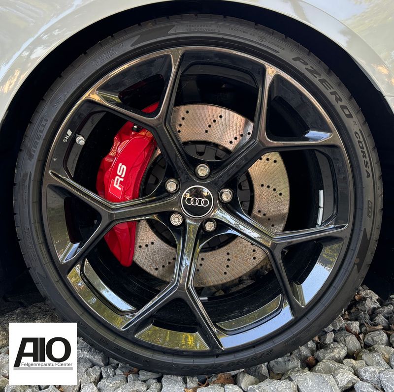 LF1 Original Audi Felge 8W0601025JA -  RS 5-Y-Design Schwarz - RS4 B9 ab 2015-