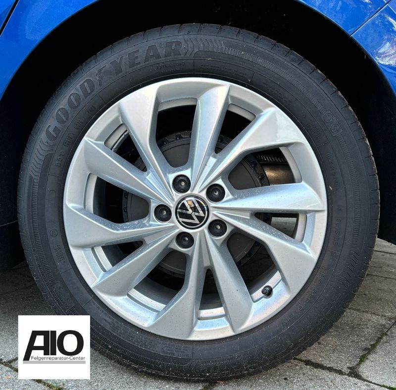 LF1 Original VW Felge 2G0601025AT – PALERMO V-Speichen Design Silber - Polo 6 Typ 2G