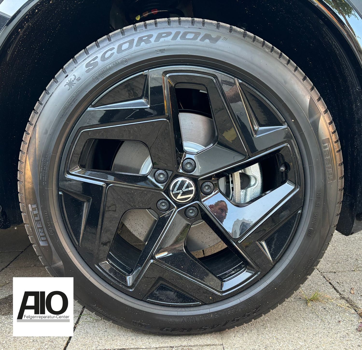 LF1 Original VW Felge 571601025H – COVENTRY Design Schwarz – Tiguan III