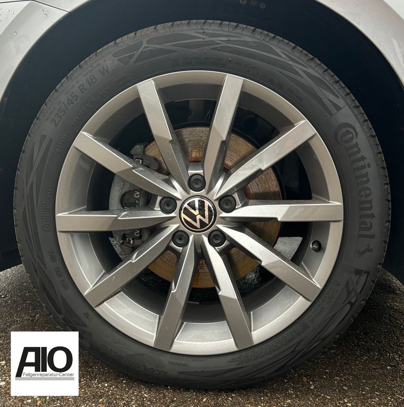 LF1 Original VW Felge 3G0073548 – Monterey V-Speichen-Design Grau – Passat B8 Typ 3G