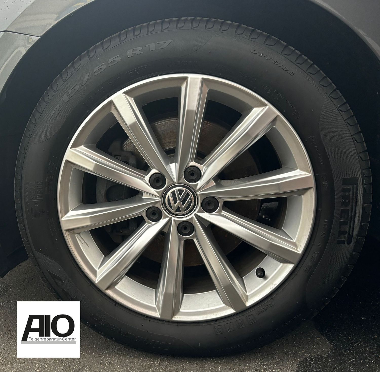 LF1 Original VW Felge 3G0601025BP – LONDON 10-Speichen-Design Silber – Passat B8 Typ 3G