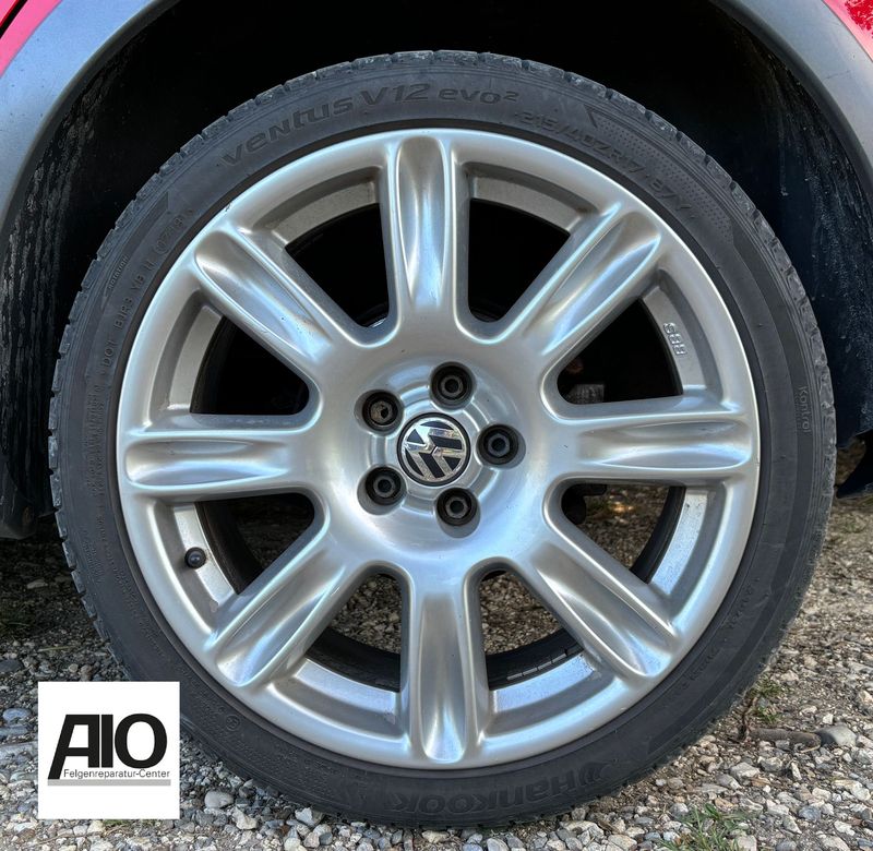 LF1 Original VW Felge 5M0601025 – 8-Speiche Silber BBS RW021 – Golf 5 + 6
