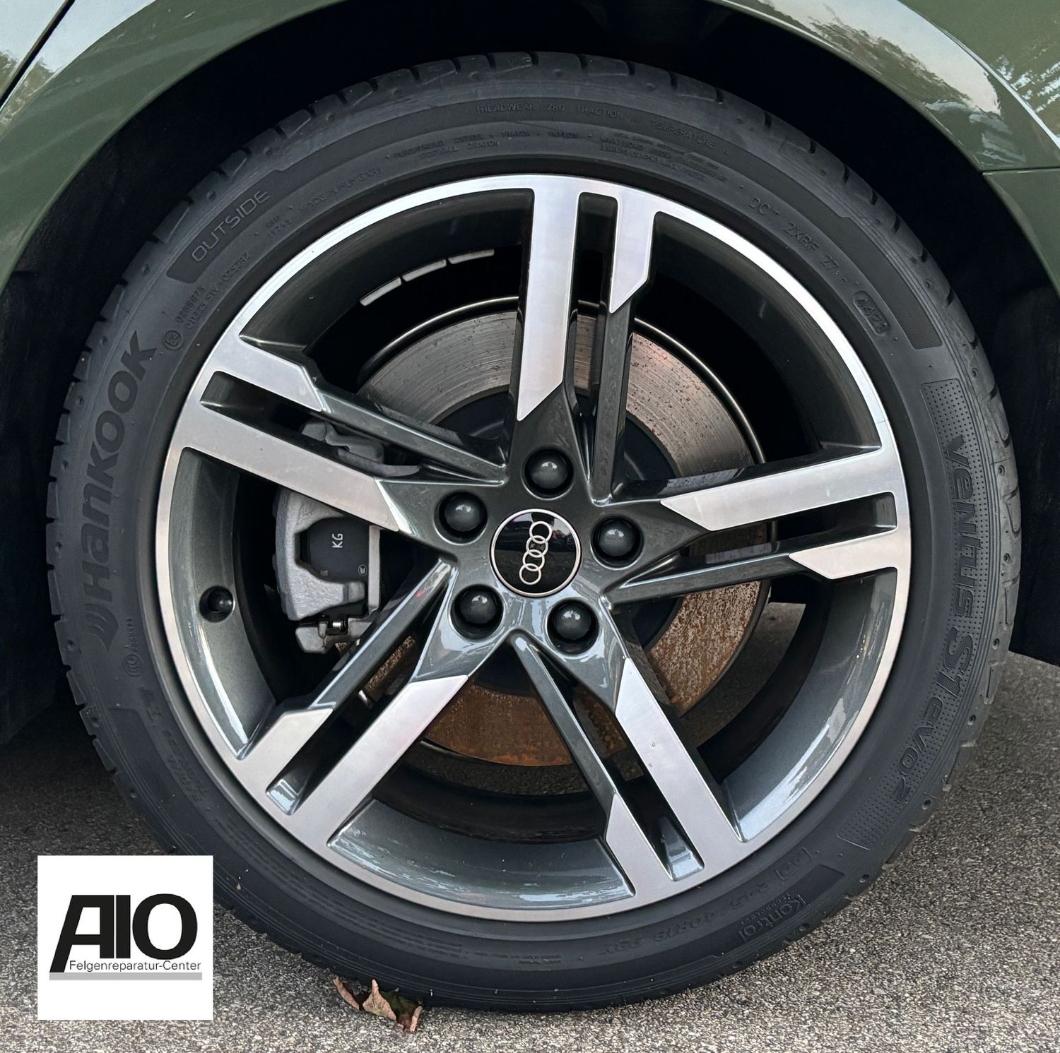 LF1 Original Audi Felge 8W0601025M - 5-Doppelspeichen-Design Grau - A4/S4 Typ B9 8W