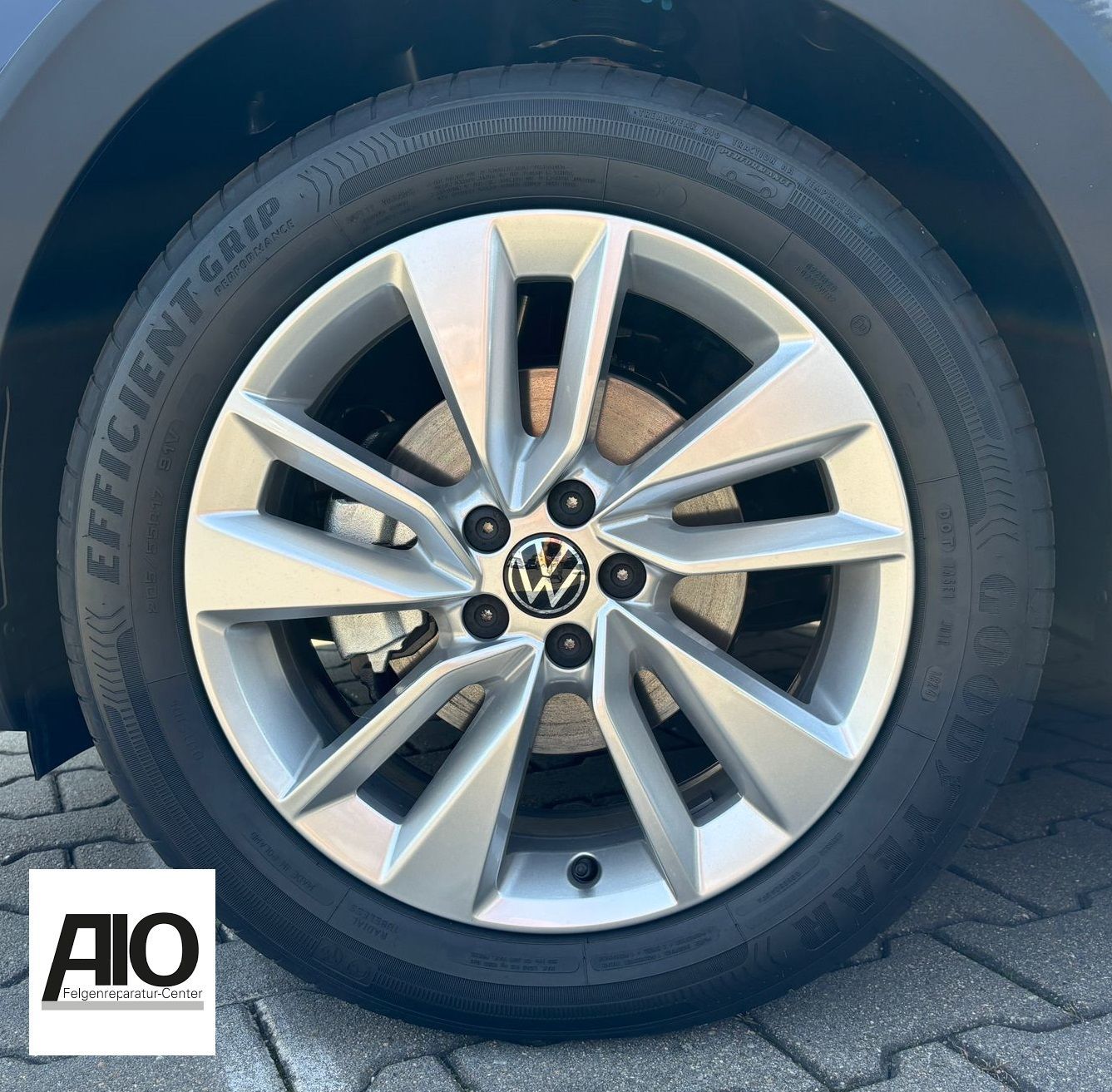 LF1 Original VW Felge 2GM601025D – BANGALORE 5-Doppelspeichen Silber – T-Cross