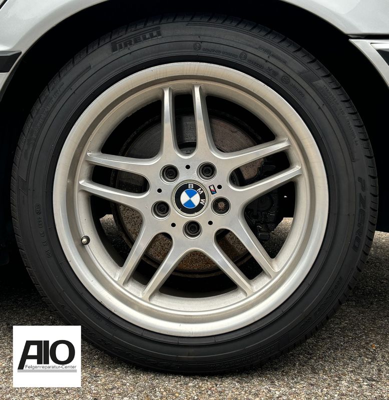 LF1 Original BMW Felge 2229640  - Classic Fuchs M Parallelspeiche 37 Silber - 5er Typ E39