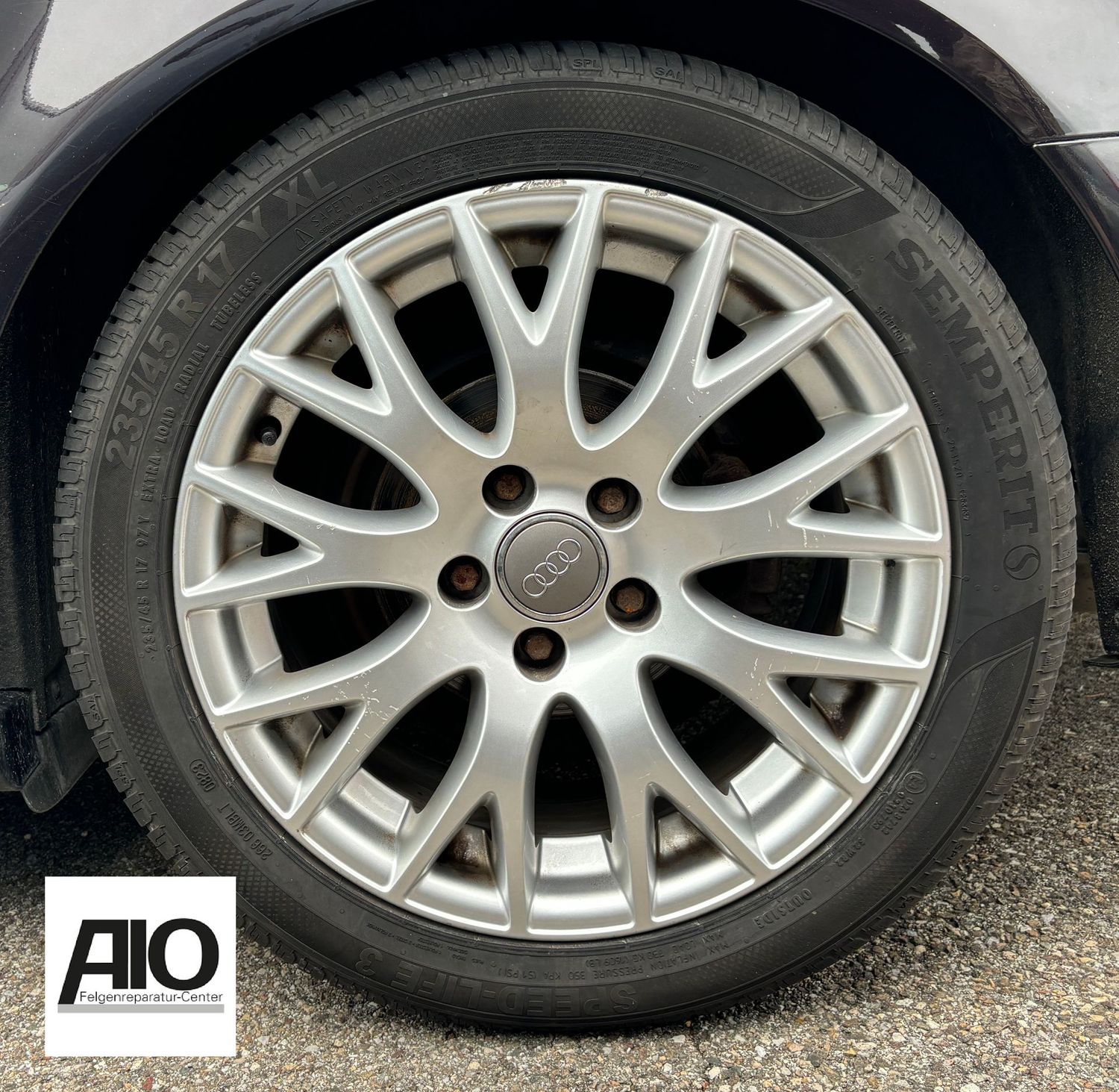 LF1 Original Audi Felge 8H0601025H
 - 9 Y  Speichen Design Silber A4 Typ B7 8H Avant