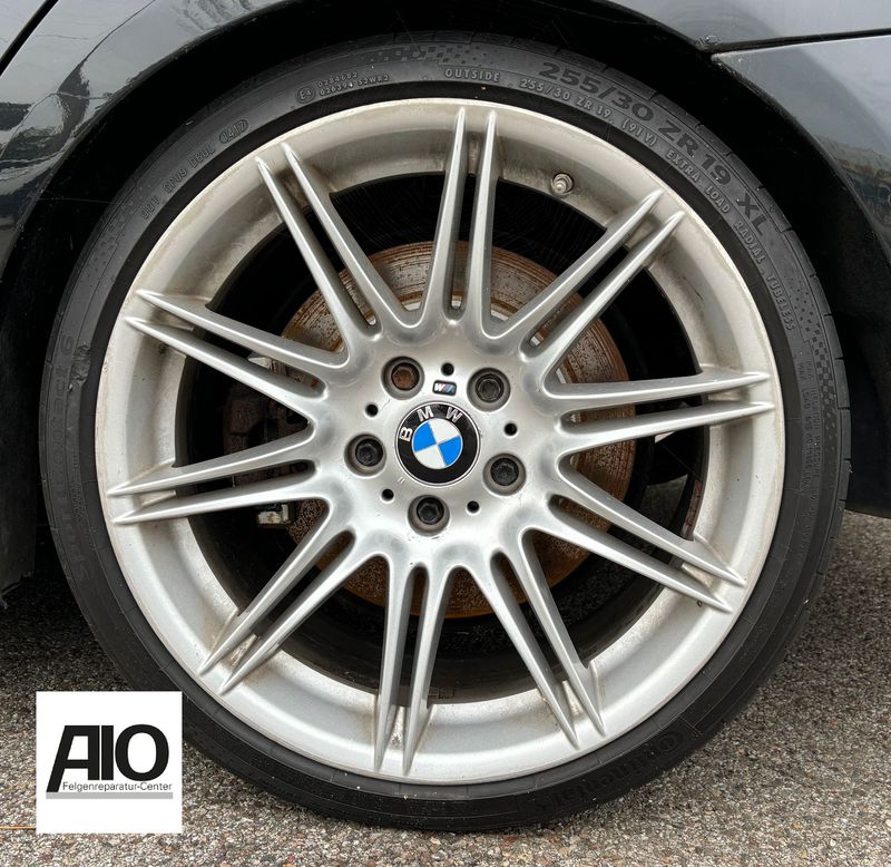 LF1 Original BMW Felge 8037141 - Doppelspeiche 225 M Silber VA - 3er E90 / E91 / E92 / E93 von 2005-2013