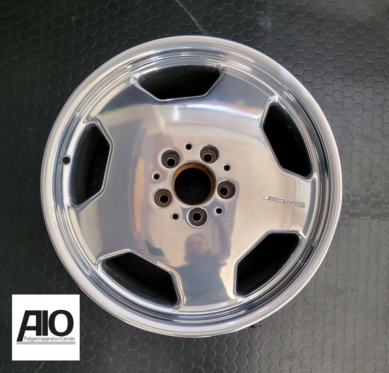 LF1 Original Mercedes Benz Felge A1294010102 – AMG Styling II Poliert Chrom VA - E-Klasse 210 / SL R129
