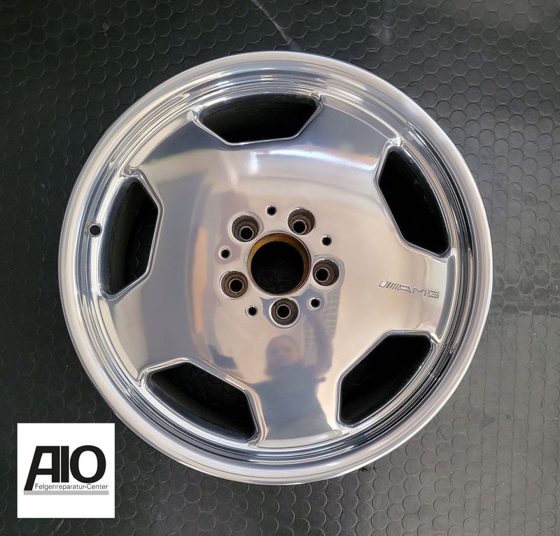 LF1 Original Mercedes Benz Felge A1294010102 – AMG Styling II Poliert Chrom VA - E-Klasse 210 / SL R129