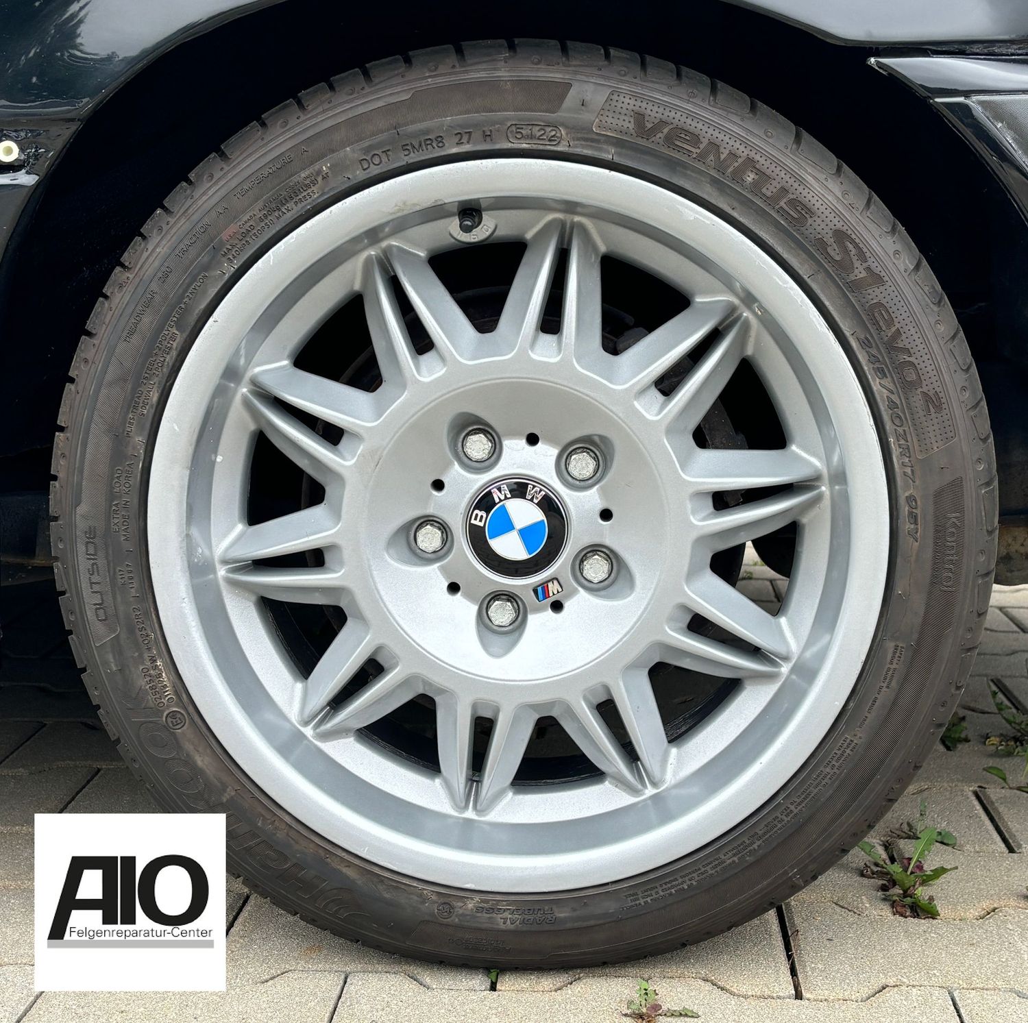 LF1 Original BMW Felge 36112228160 - Styling 39 Sunflower HA Silber - 3er M3 Typ E36 + Z3 E36